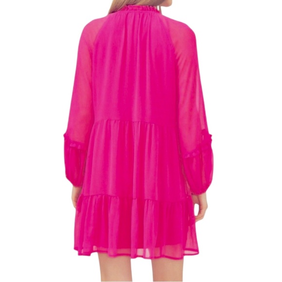 Vince Camuto Chiffon Mini Dress - Picture 2 of 7